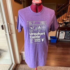 Purple Souvenir T-Shirt from Urquhart Castle